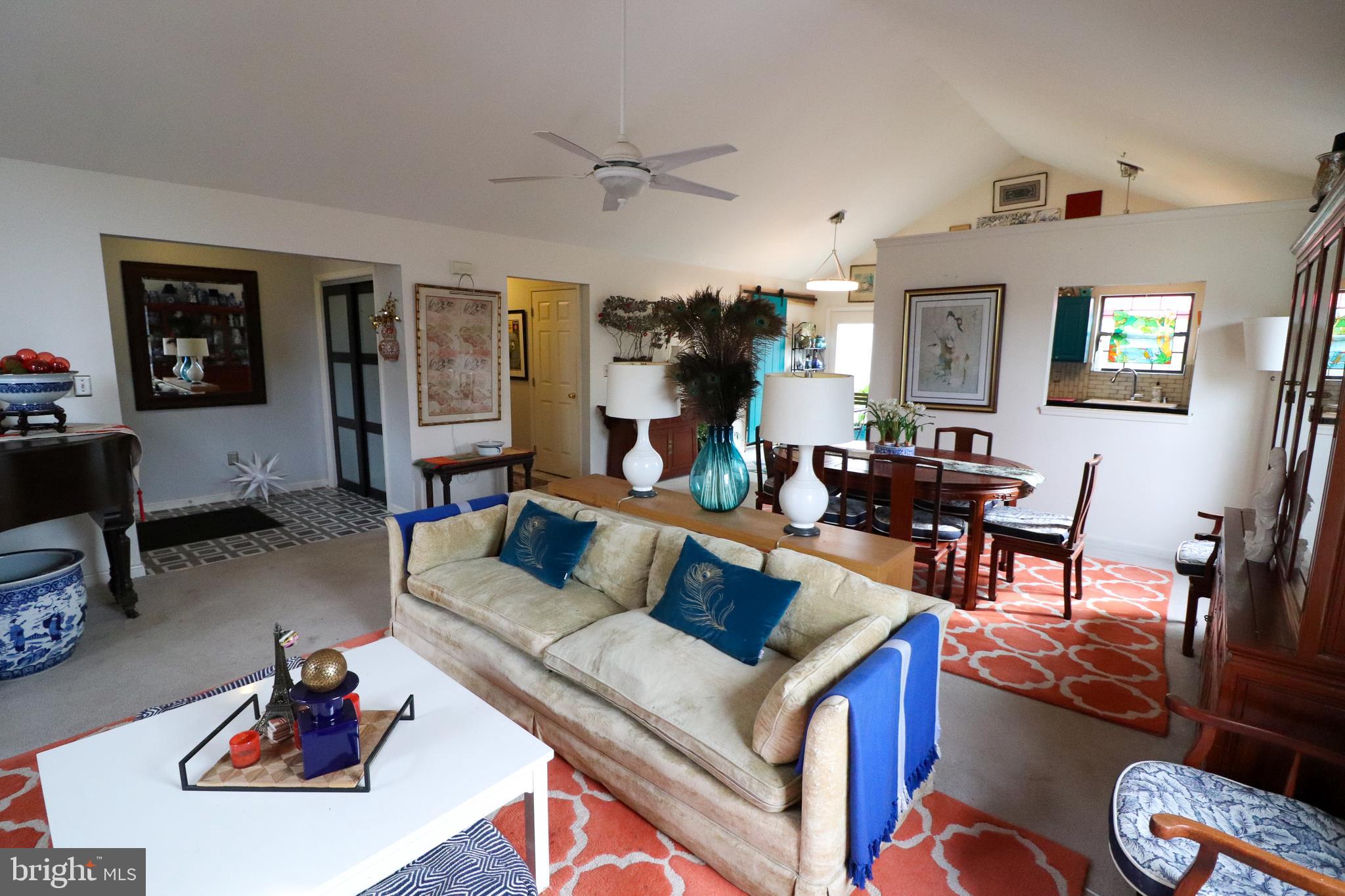 7011 Fox Chase Road New Market, MD 21774 - Photo 5 of 18 Open Living Room Area with Cathedral Ceiling