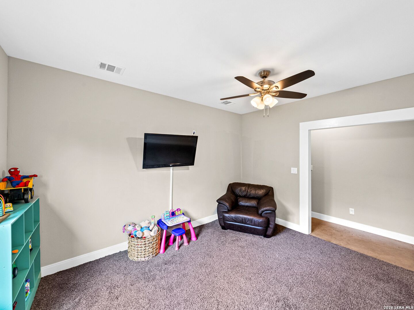 1025 Deep Water Drive Spring Branch, TX 78070 - Photo 30 of 55 a room with furniture and a ceiling fan