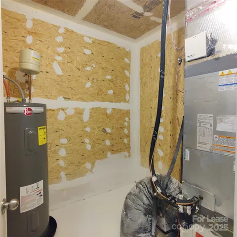 a bathroom with a mirror