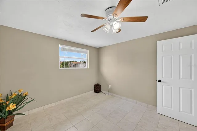 a view of a livingroom with a window