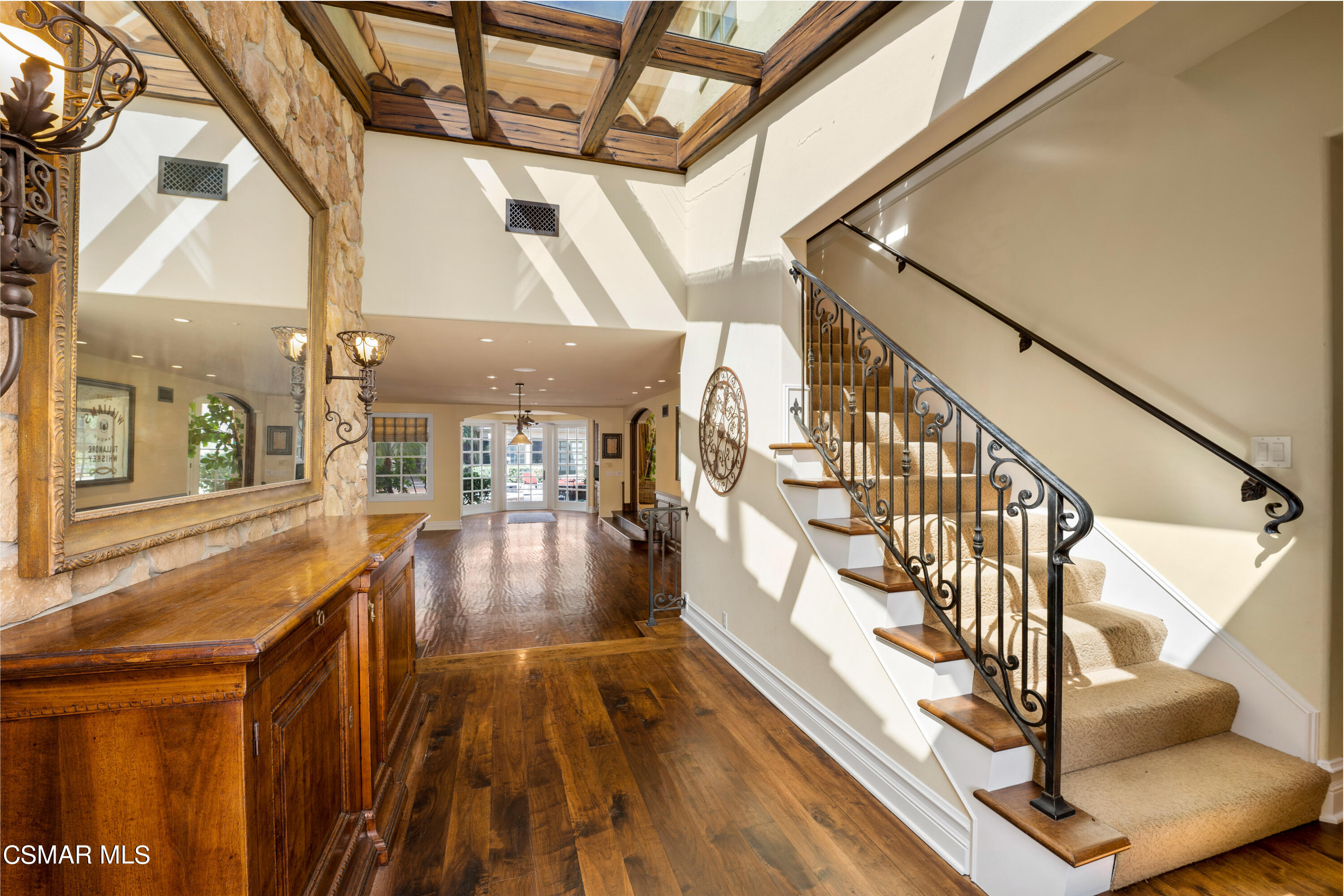 28685 Wagon Road Agoura Hills, CA 91301 - Photo 15 of 43 a view of entryway and hall with wooden floor