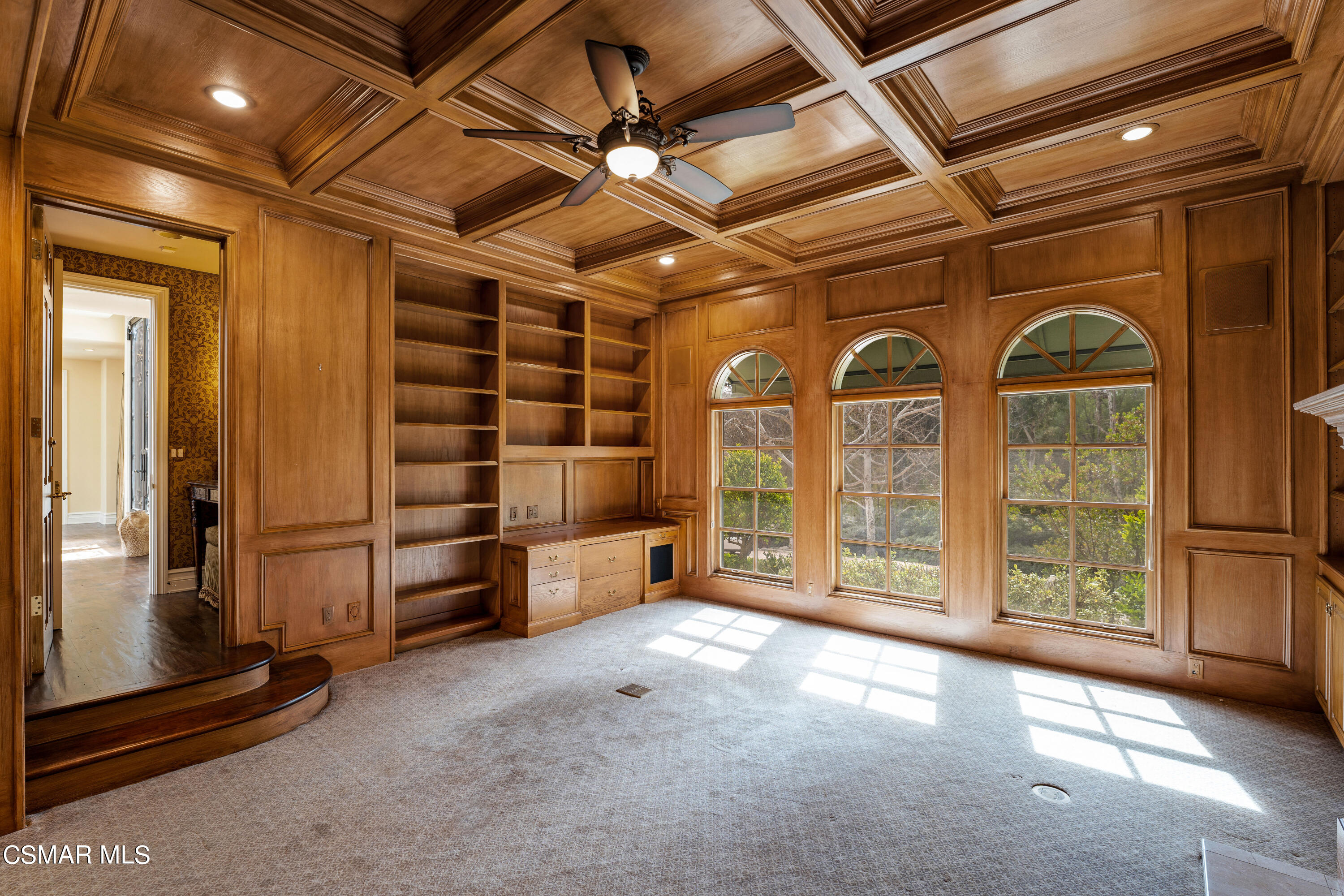 28685 Wagon Road Agoura Hills, CA 91301 - Photo 21 of 43 a view of an empty room with a fireplace
