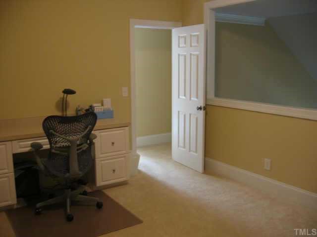 820 Running Brook Trail Raleigh, NC 27609 - Photo 8 of 10 The second floor office overlooks the family room and has a large closet.
