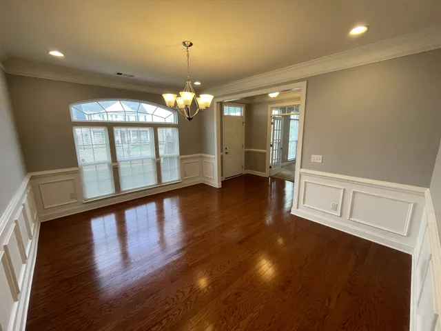 wooden floor in an empty room