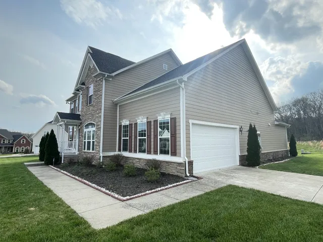 a view of a livingroom with a fireplace