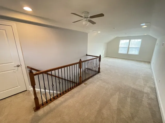 a view of park with wooden floor