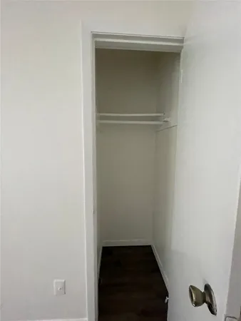 a view of a closet