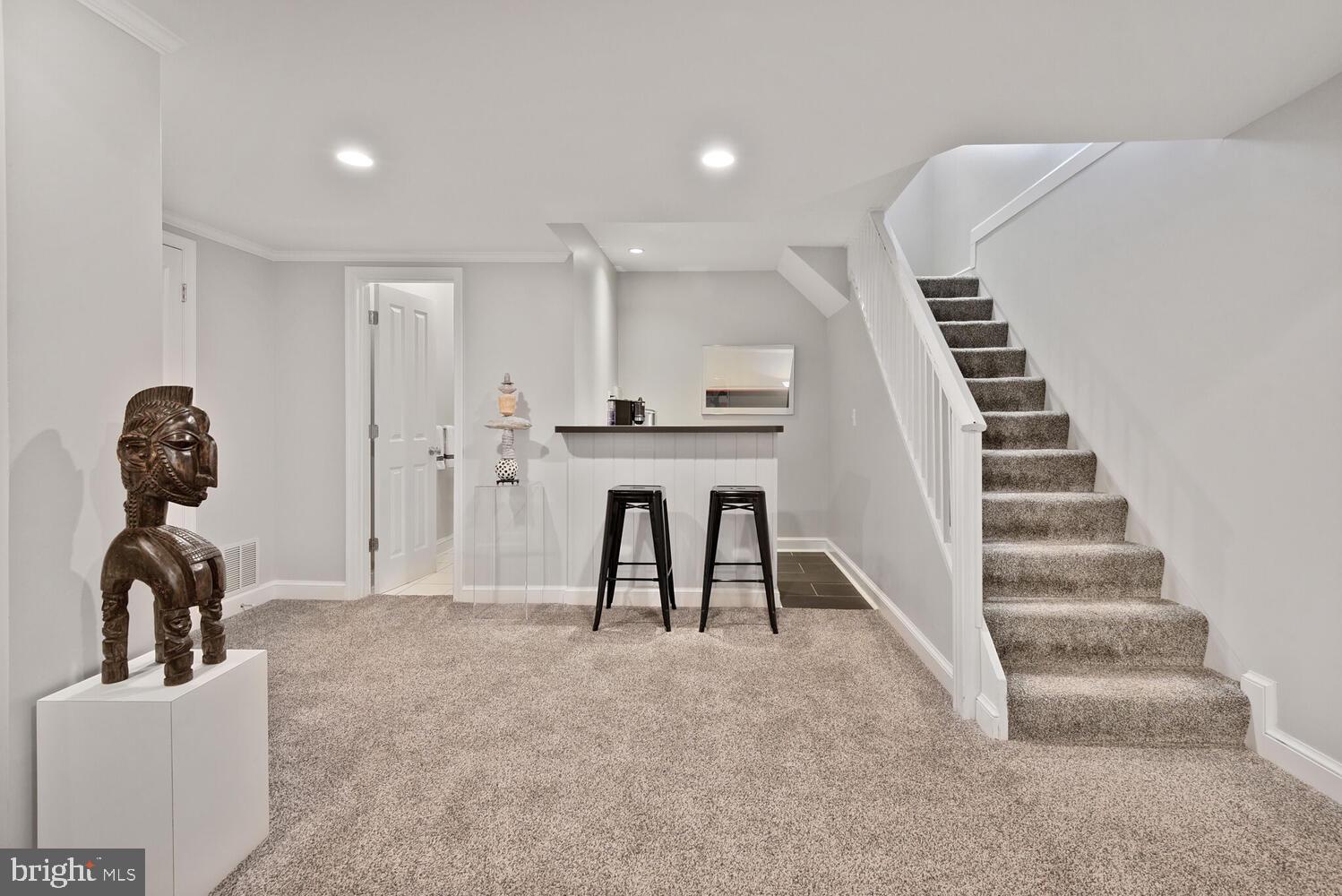 7721 Maryknoll Avenue Bethesda, MD 20817 - Photo 24 of 33 a view of a hallway with workspace