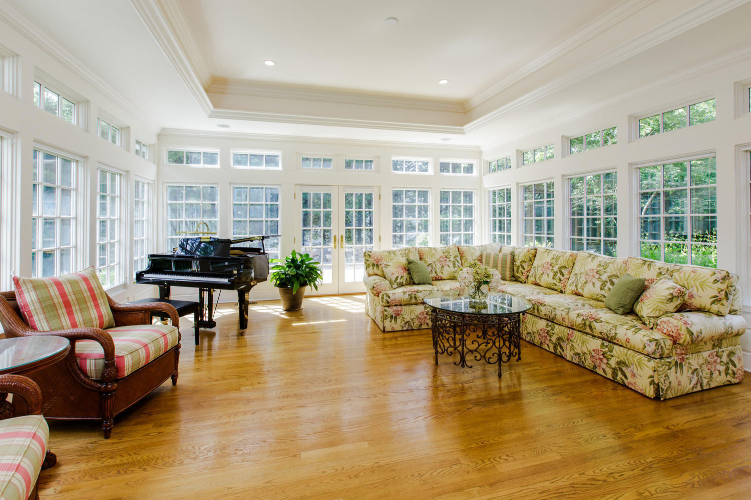 881 Valley Road New Canaan, CT 06840 - Photo 15 of 37 a living room with furniture and a large window
