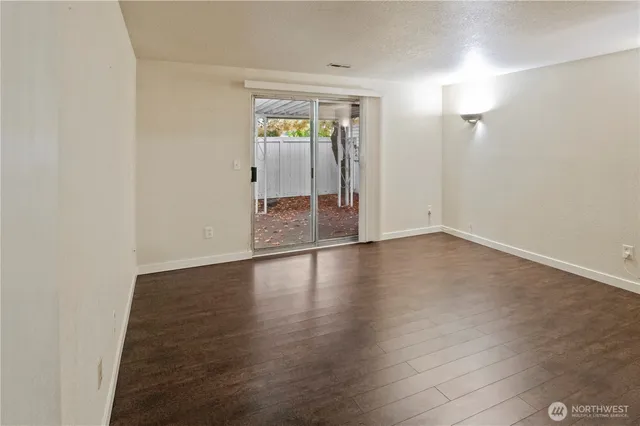 wooden floor in an empty room