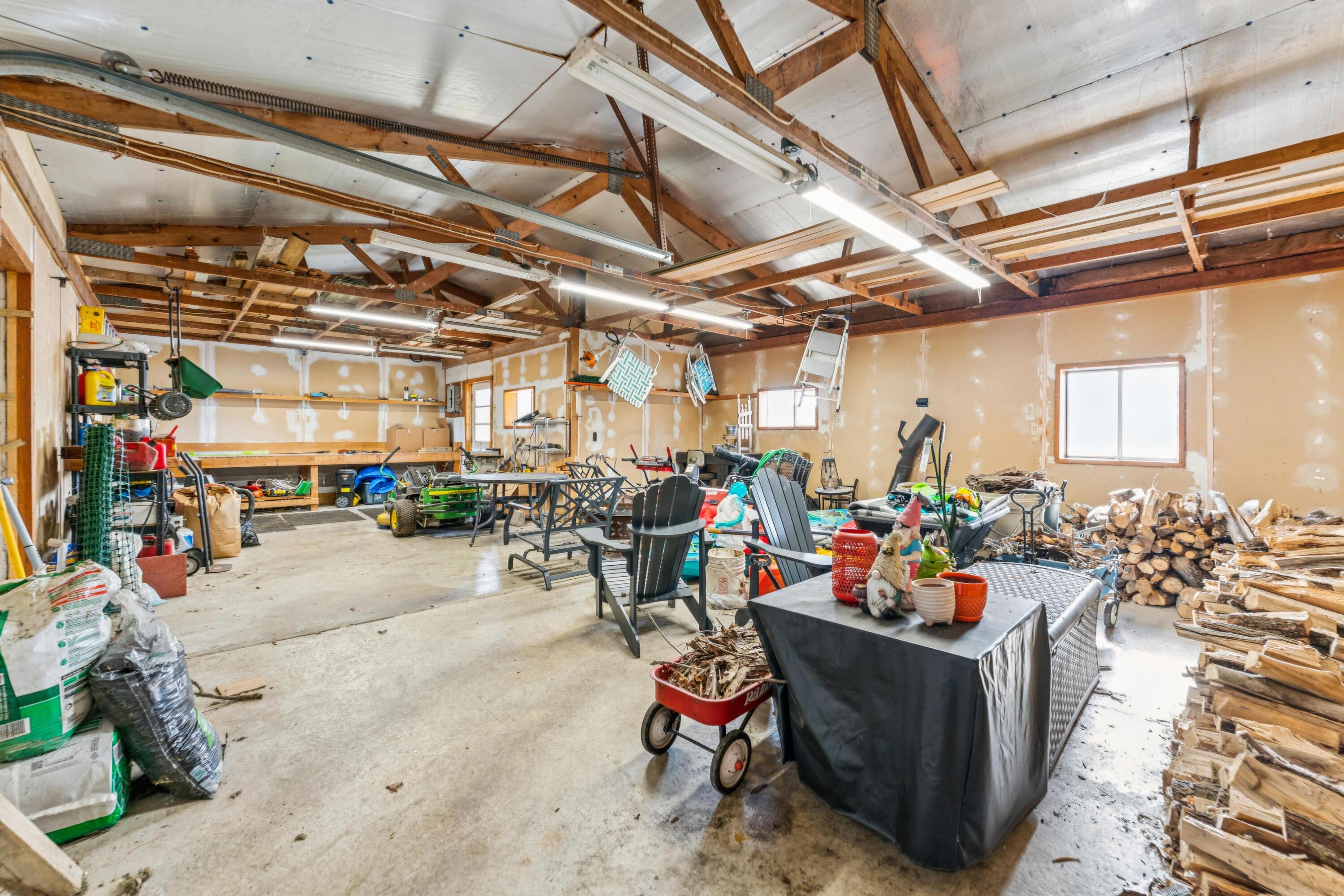 8378 Steitz Road Powell, OH 43065 - Photo 51 of 67 Pole barn interior
