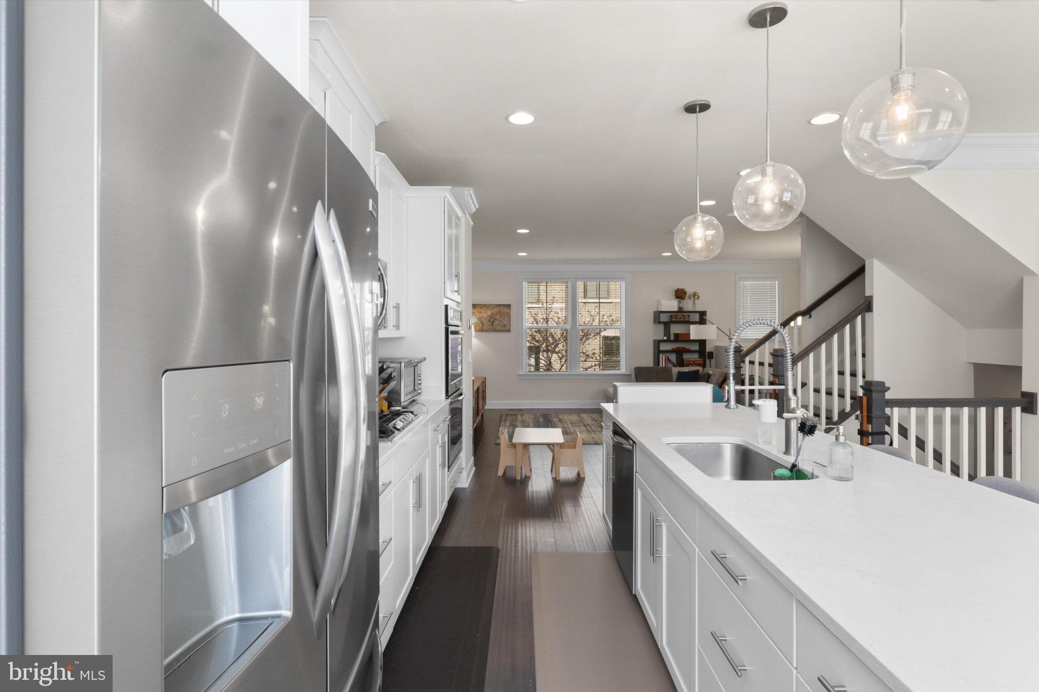 3702 Ambrose Hills Road Falls Church, VA 22041 - Photo 13 of 49 Modern kitchen with sleek design.