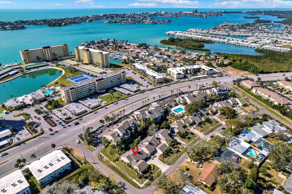 4684 West Huron Road St. Petersburg, FL 33708 - Photo 27 of 31 an aerial view of a city