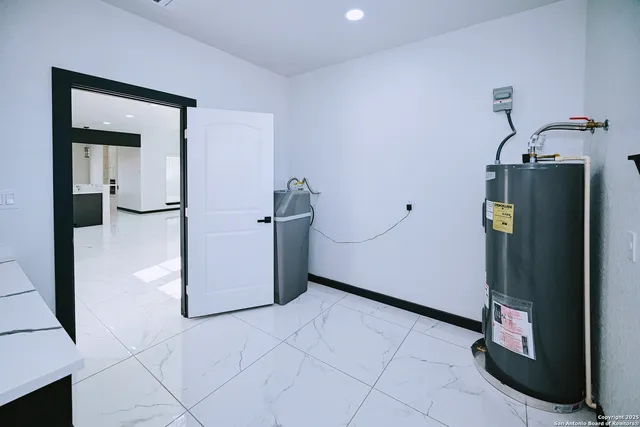 a view of a storage & utility room