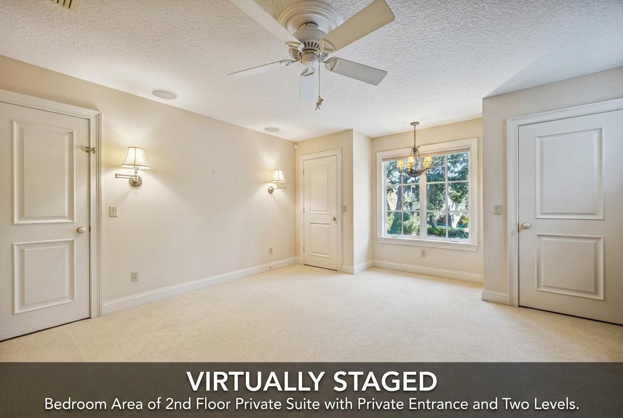 39 Marsh Creek Road Fernandina Beach, FL 32034 - Photo 36 of 79 Guest Bed #3 upstairs. Private entrance, living room and kitchenette.