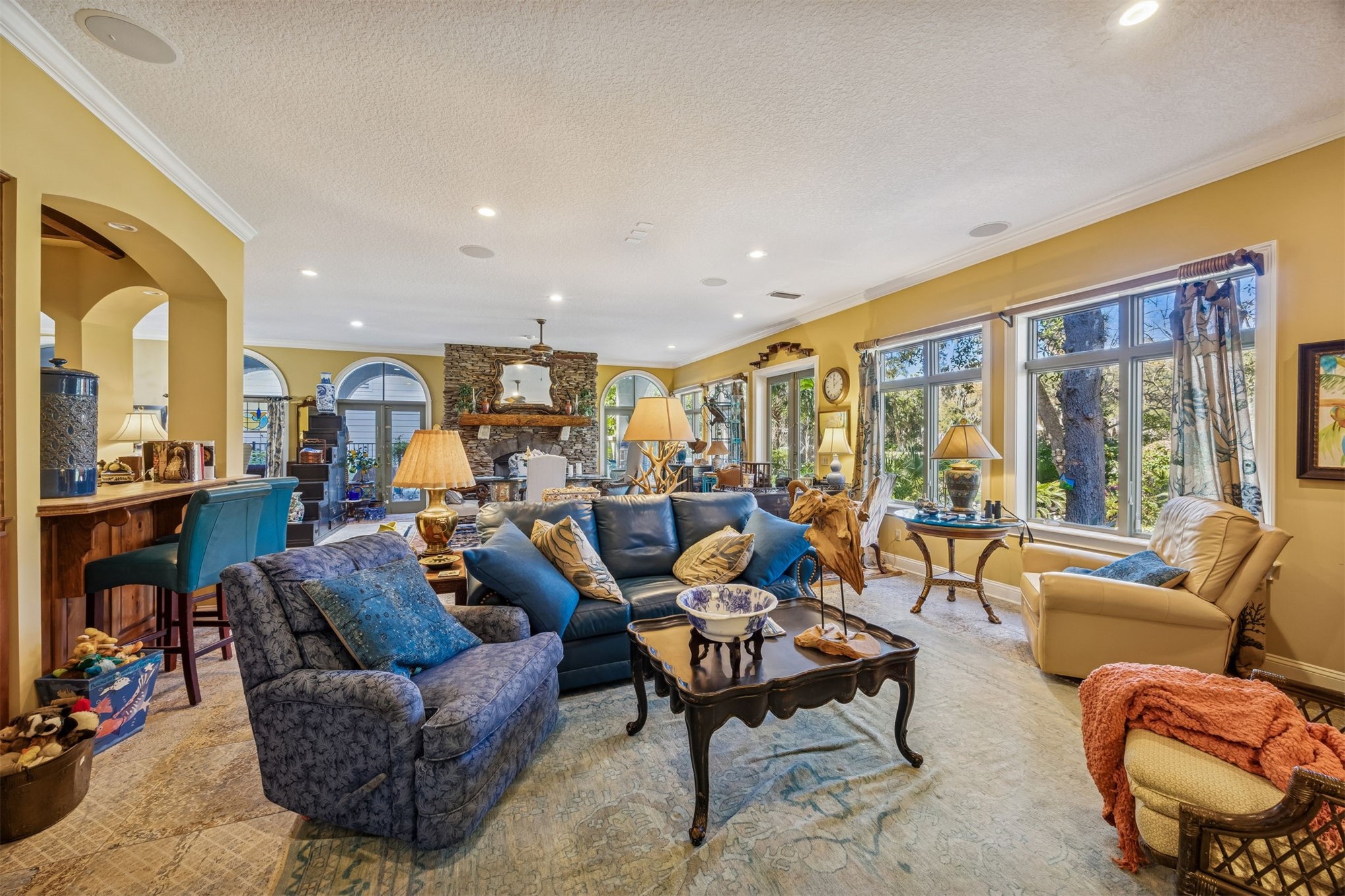 39 Marsh Creek Road Fernandina Beach, FL 32034 - Photo 46 of 78 a living room with furniture and a large window