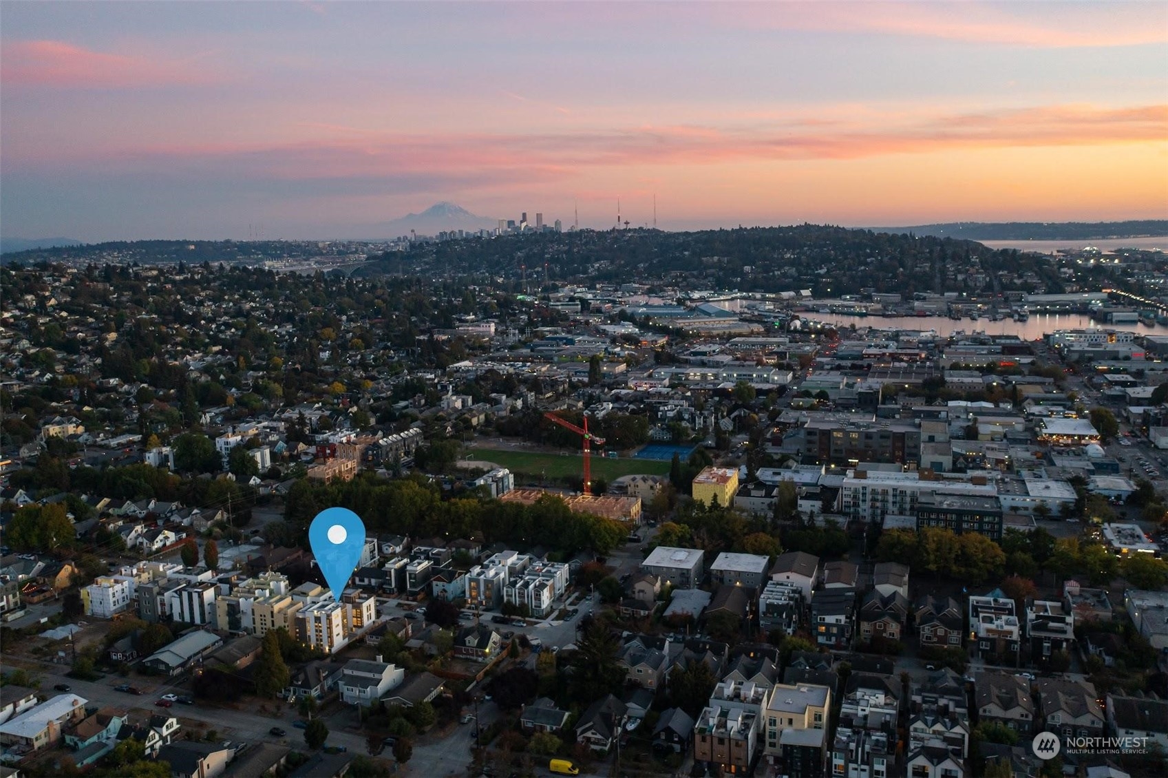 930 Northwest 56th Street Seattle, WA 98107 - Photo 3 of 35 an aerial view of a city