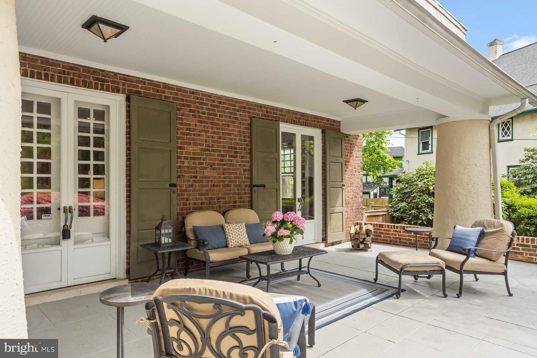 261 Forrest Road Merion Station, PA 19066 - Photo 3 of 43 a living room with furniture and floor to ceiling windows