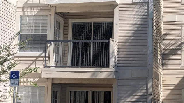 a outdoor view with a sitting space