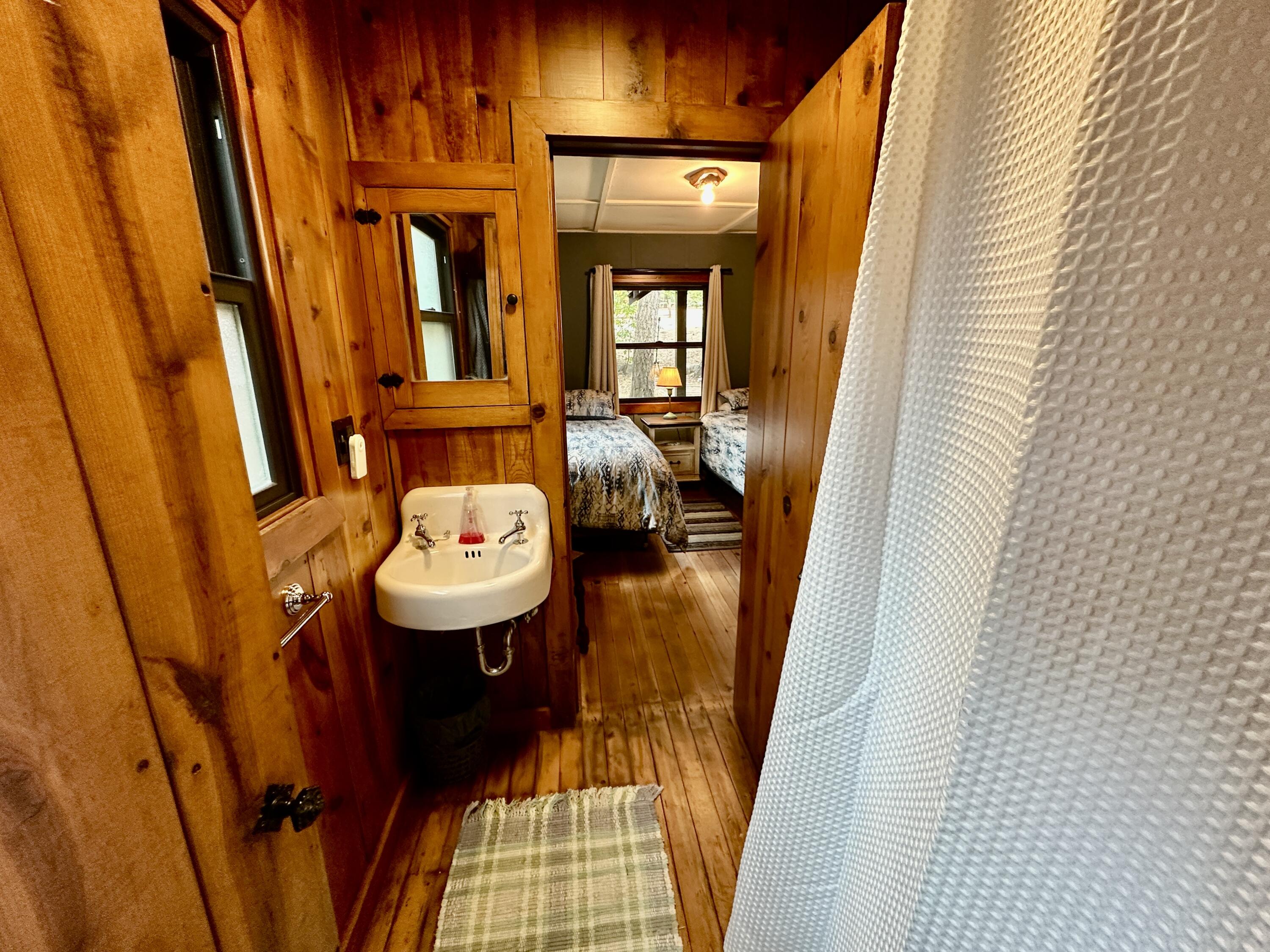 53765 Idyllwild Road Idyllwild, CA 92549 - Photo 34 of 43 a view of a hallway with seating area