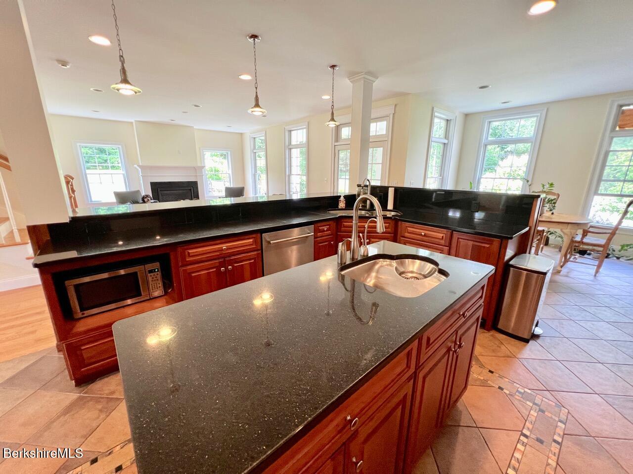 121 East Dugway Road Lenox, MA 01240 - Photo 14 of 45 Kitchen with granite island