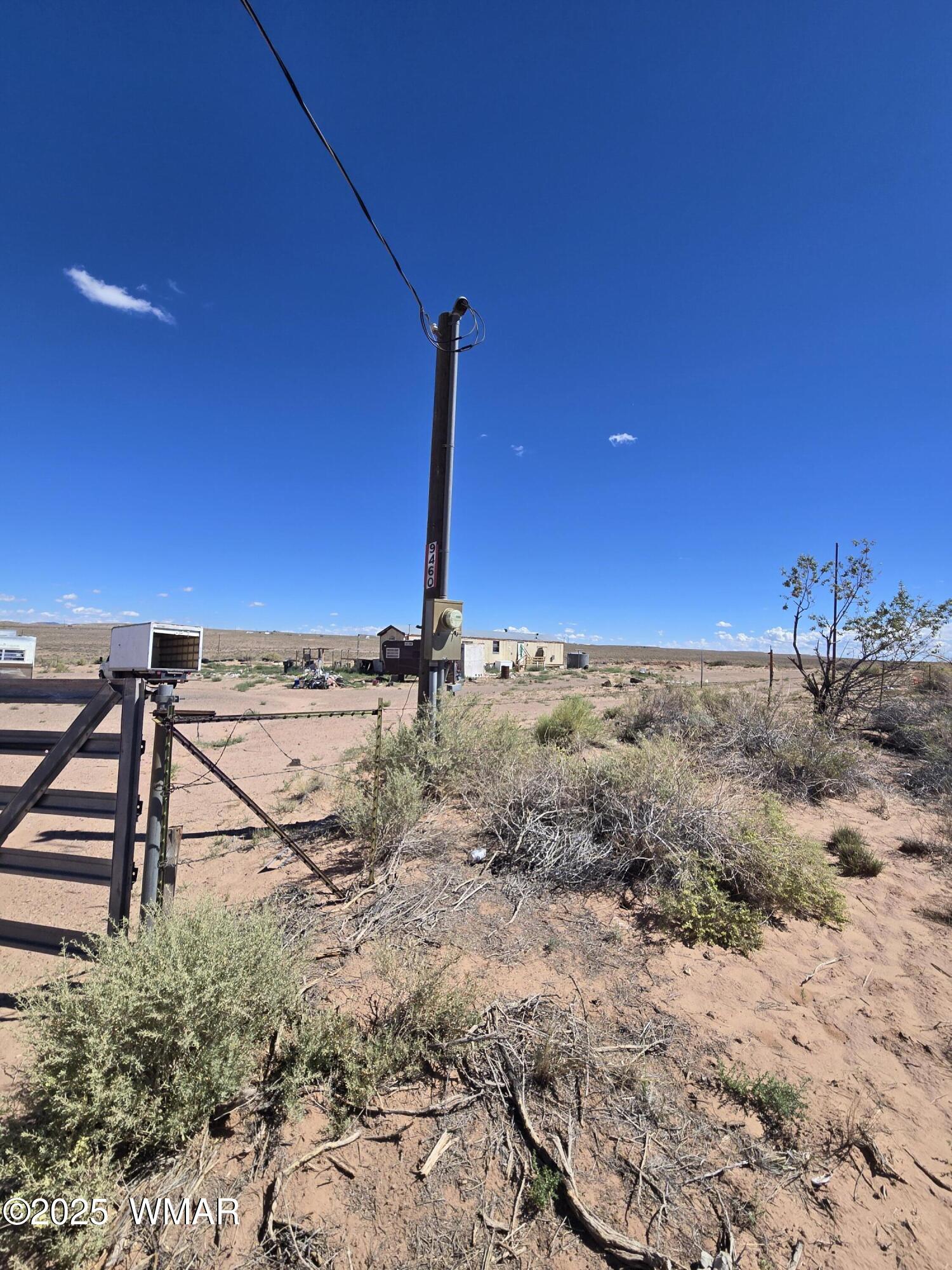 9460 Stirrup Road Holbrook, AZ 86025 - Photo 12 of 13 Power Pole @ Gate