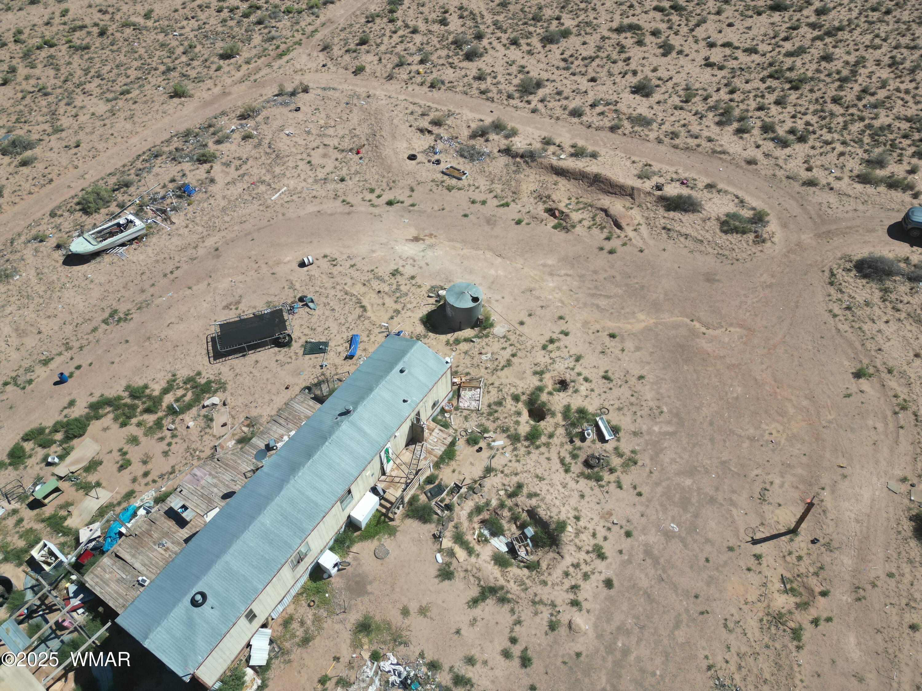 Aerial view homestead area