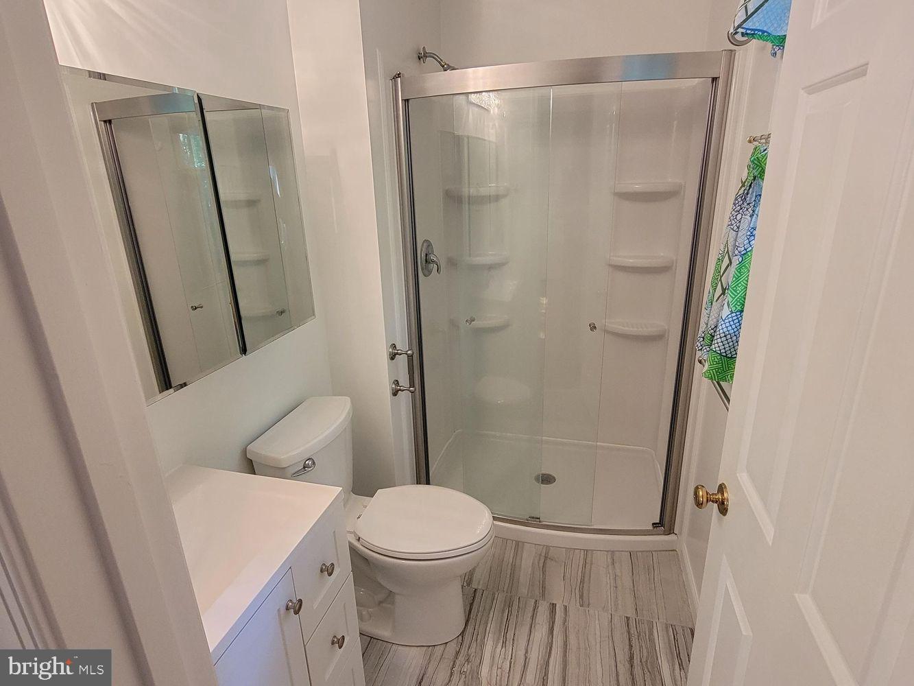 6684 Old Blacksmith Drive Burke, VA 22015 - Photo 11 of 26 a bathroom with a shower and a toilet