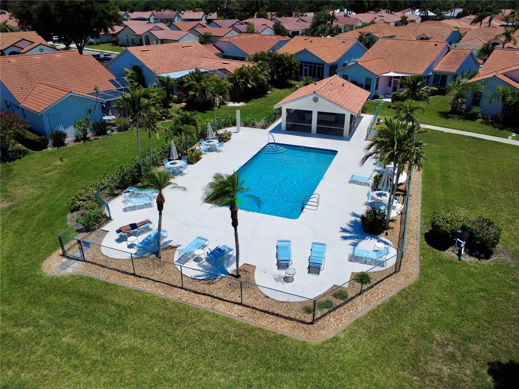 4266 Summertree Road Venice, FL 34293 - Photo 46 of 64 an aerial view of a house