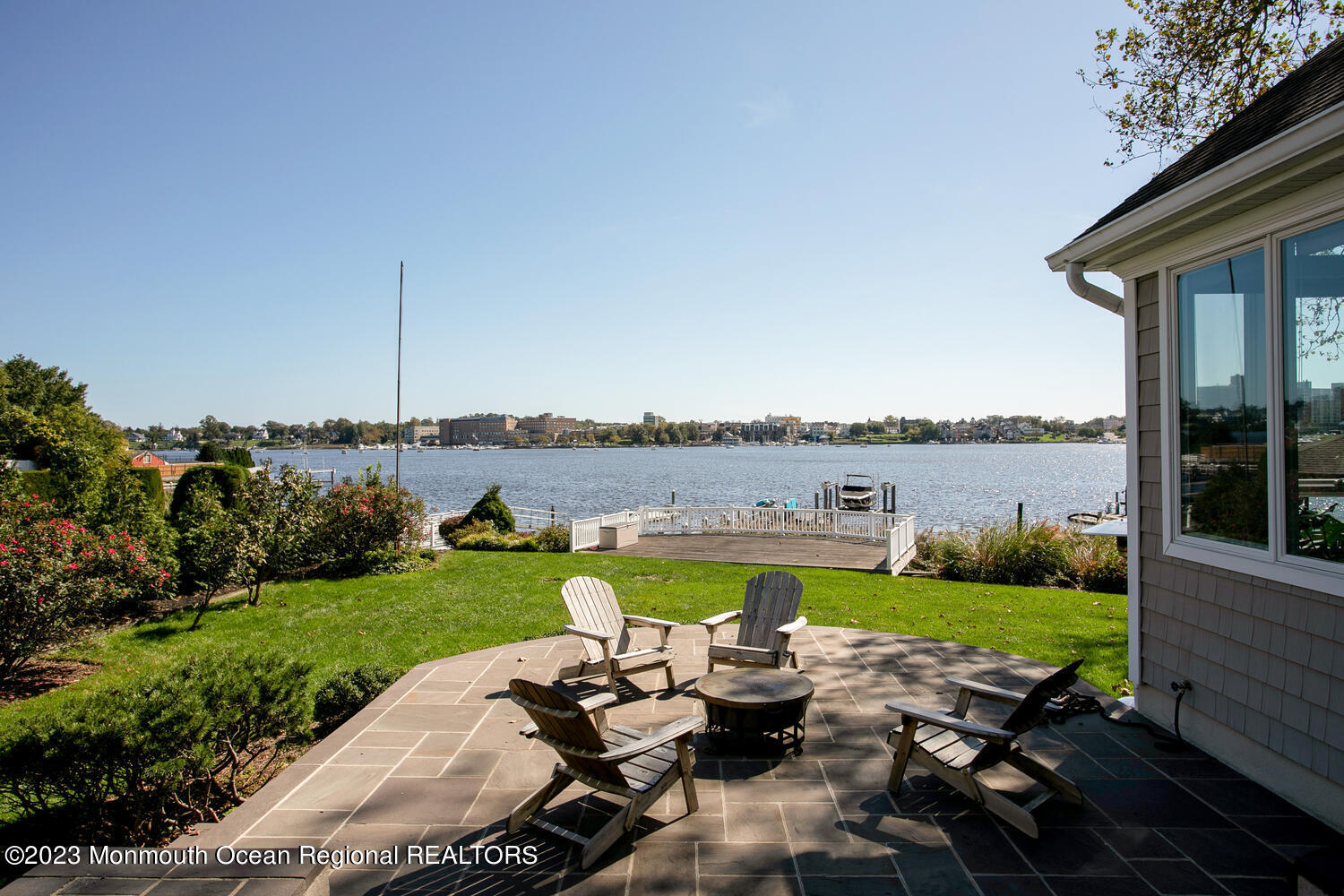 146 Conover Lane Red Bank, NJ 07701 - Photo 35 of 44 a view of a house with garden and lake view