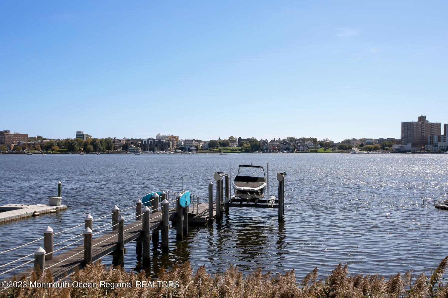 146 Conover Lane Red Bank, NJ 07701 - Photo 38 of 44 a view of a lake with outdoor seating