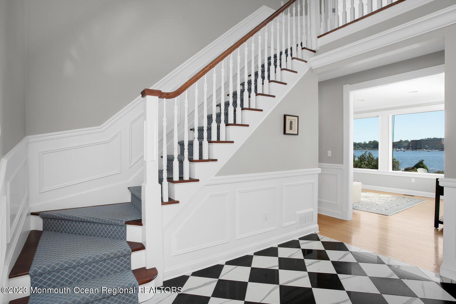 146 Conover Lane Red Bank, NJ 07701 - Photo 7 of 44 a view of entryway with stairs and furniture
