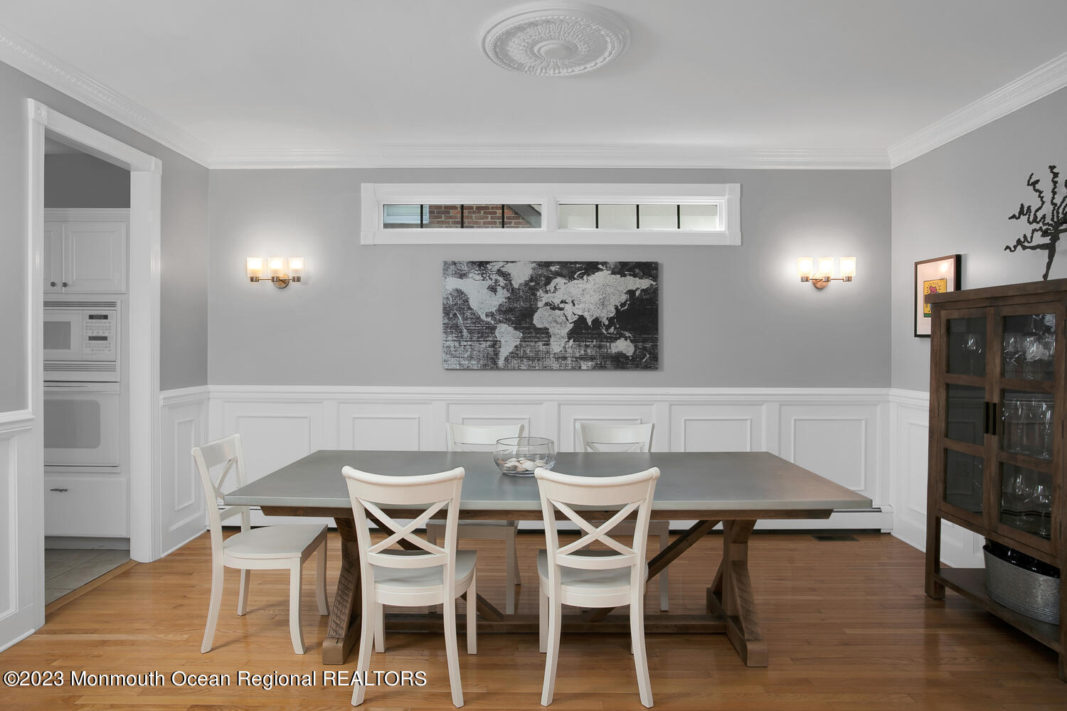 146 Conover Lane Red Bank, NJ 07701 - Photo 8 of 44 a dining room with furniture and wooden floor