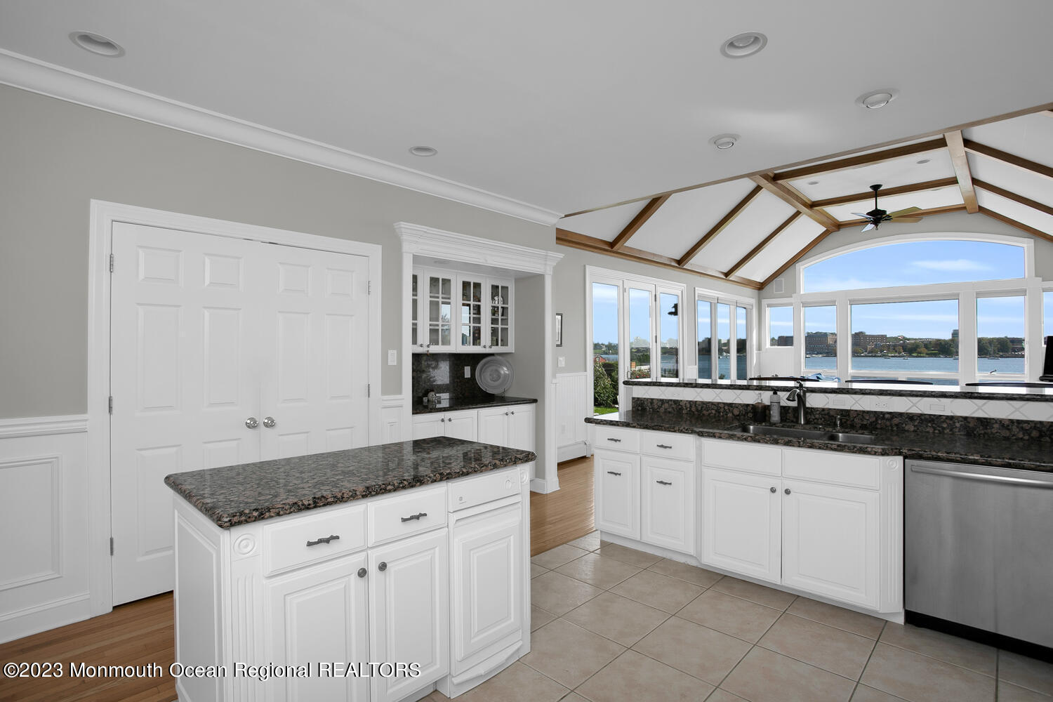 146 Conover Lane Red Bank, NJ 07701 - Photo 10 of 44 a kitchen with granite countertop a sink and cabinets