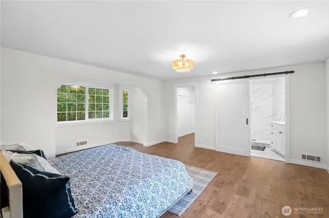 a view of small space with racks on the wall