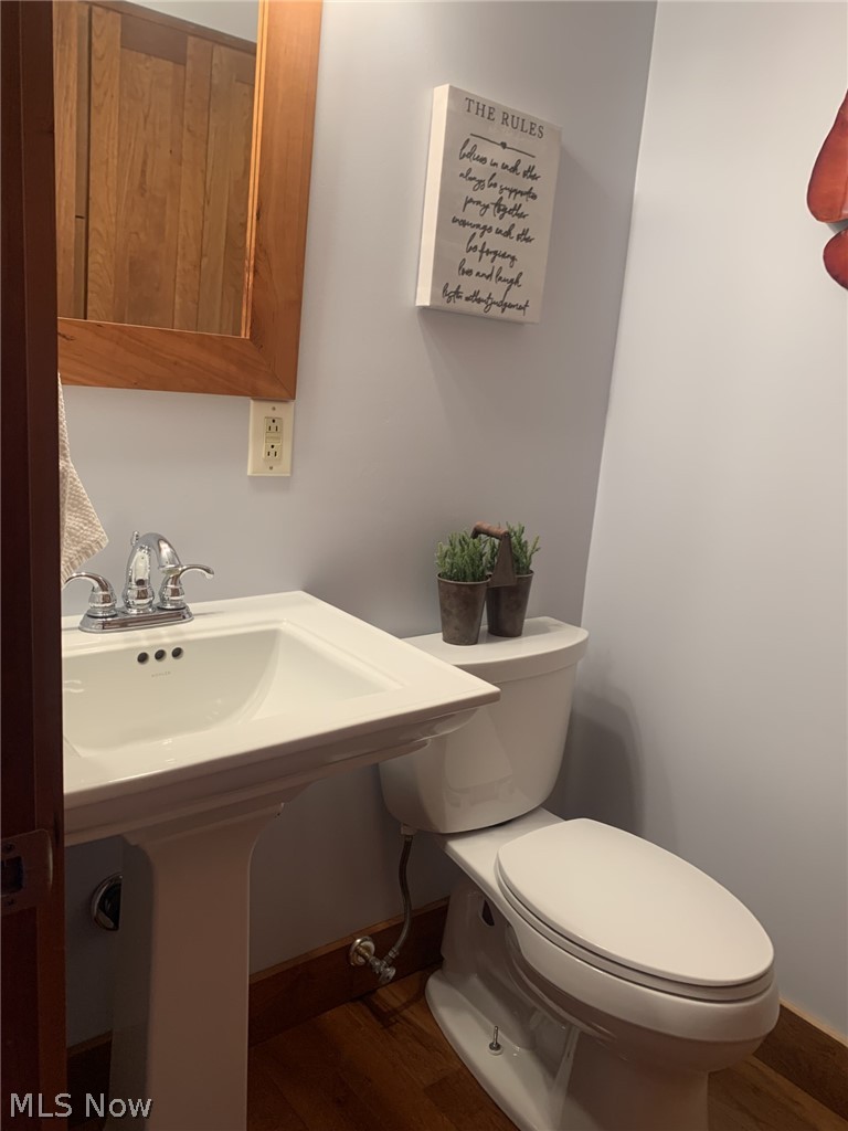 2915 State Rte 113 West Monroeville, OH 44847 - Photo 16 of 50 Half bath on main floor with sink and toilet