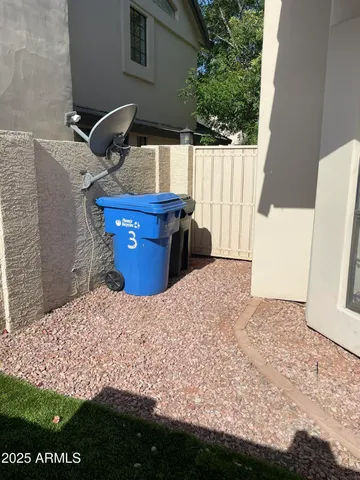 a view of a back yard of the house