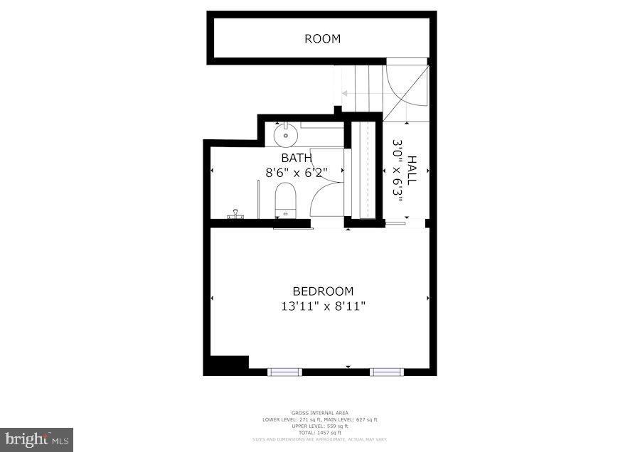 3329 Q Street Northwest Washington, DC 20007 - Photo 34 of 37 a picture of a wall with a white wall and a painting