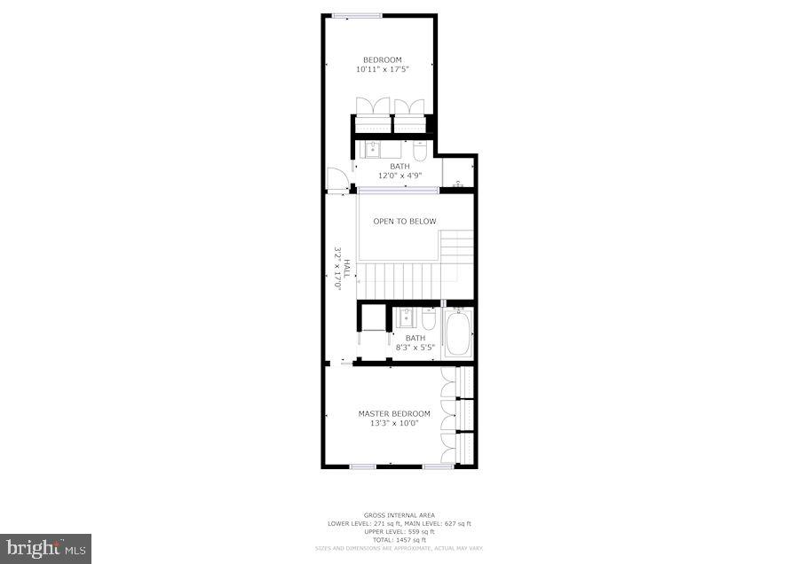 3329 Q Street Northwest Washington, DC 20007 - Photo 36 of 37 a picture of a floor plan