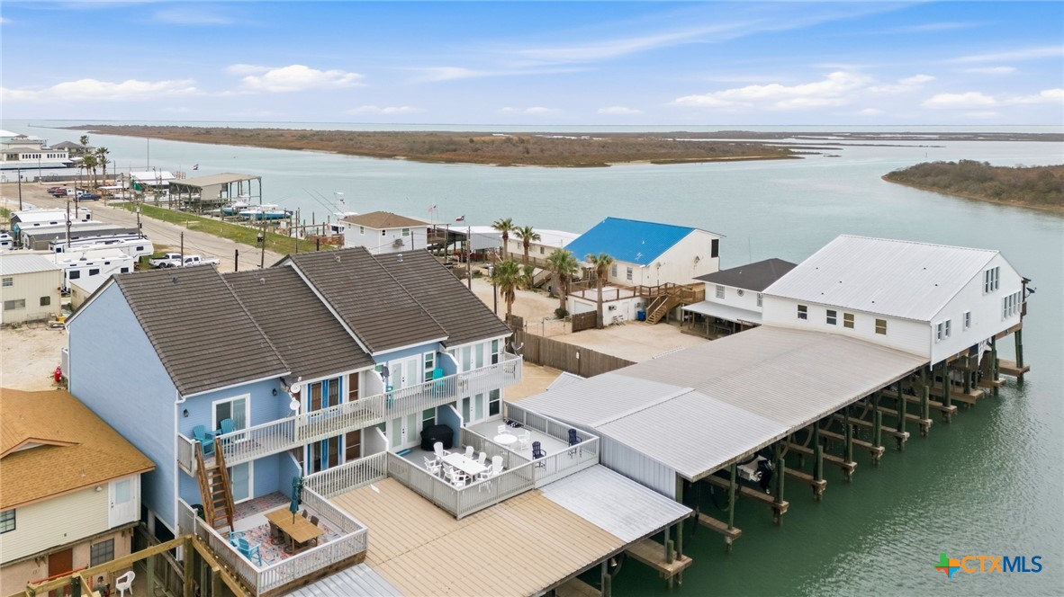 520 15th Street Port O'Connor, TX 77982 - Photo 32 of 36 a view of a city with an ocean