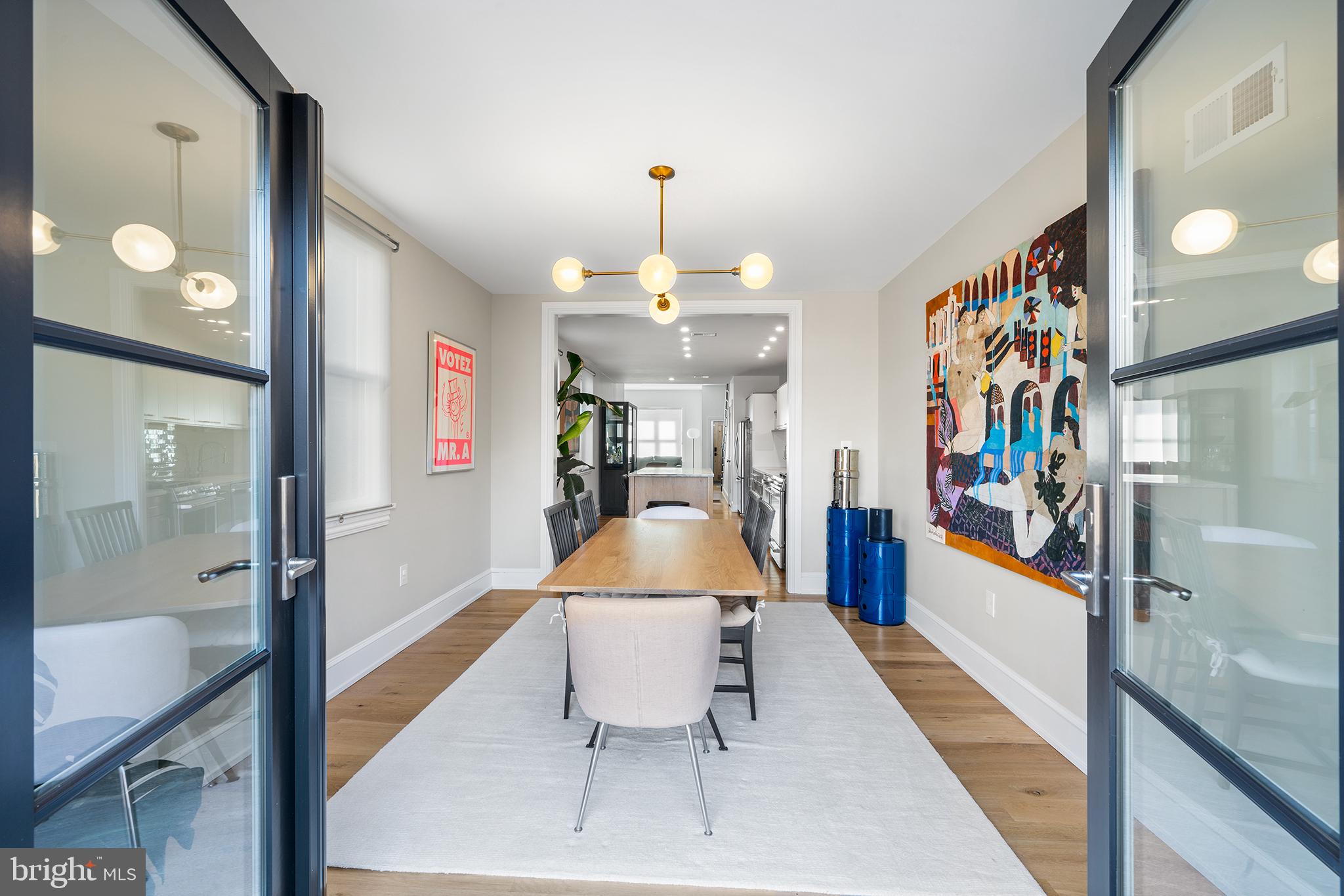 1509 Reed Street Philadelphia, PA 19146 - Photo 16 of 34 View from Patio into DR and Kitchen