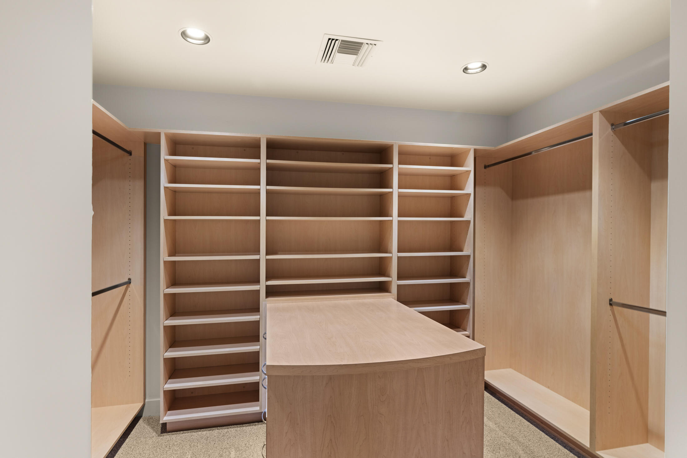 30 Hillcrest Drive Rancho Mirage, CA 92270 - Photo 56 of 79 a view of walk in closet with empty racks