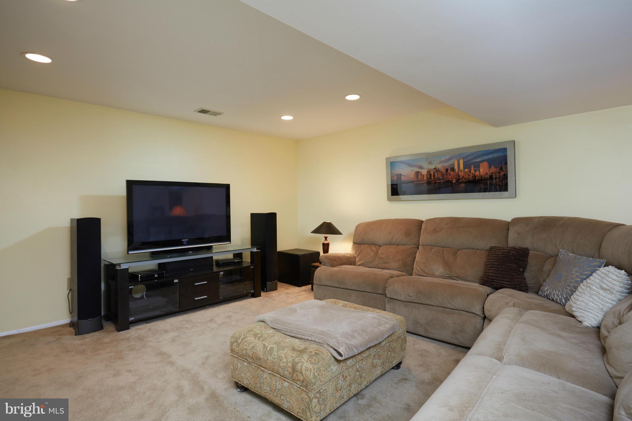 9430 Reach Road Potomac, MD 20854 - Photo 21 of 29 Large finished basement, recessed lighting