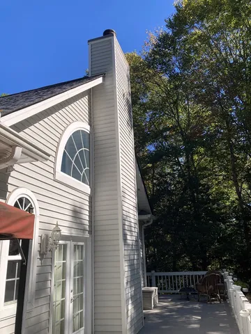 a view of a house with a door