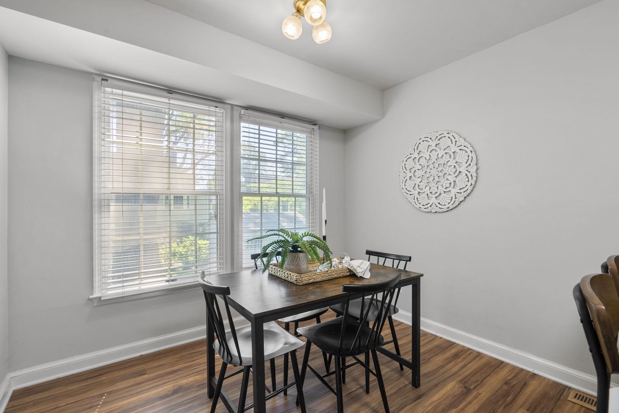 9911 Renfrew Road Silver Spring, MD 20901 - Photo 11 of 49 Eat-in kitchen area with vinly floors
