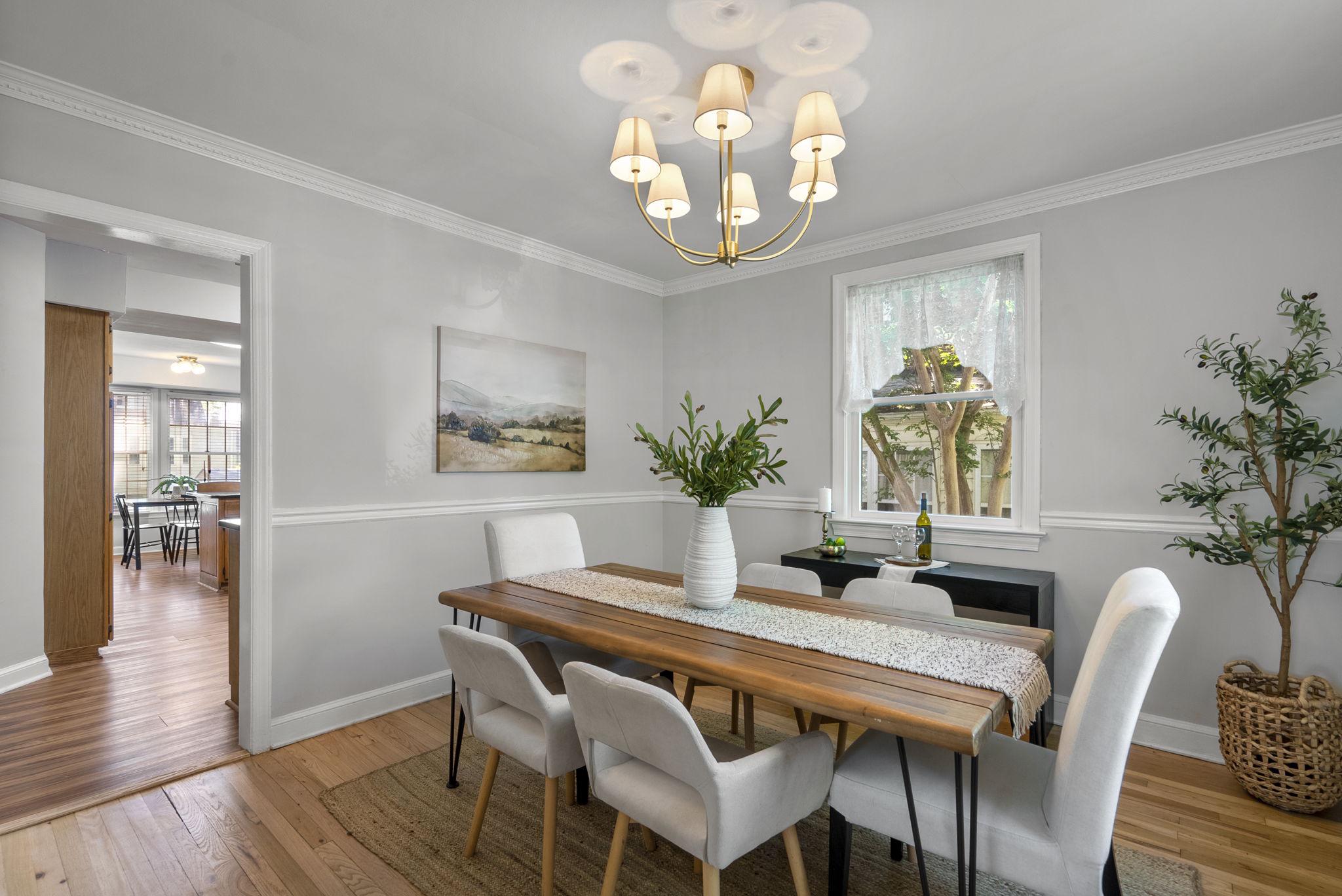 9911 Renfrew Road Silver Spring, MD 20901 - Photo 19 of 49 Formal Dining Room with Crown Molding