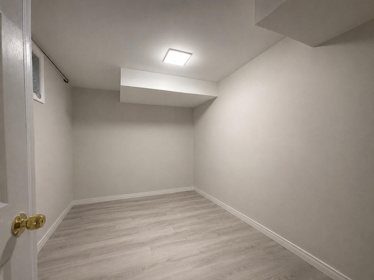 9911 Renfrew Road Silver Spring, MD 20901 - Photo 39 of 49 Lower Level Bonus Room (Image cleaned up by AI)