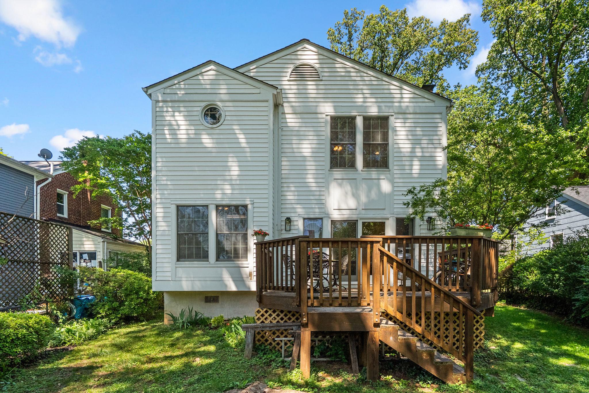 9911 Renfrew Road Silver Spring, MD 20901 - Photo 43 of 49 Backyard with deck