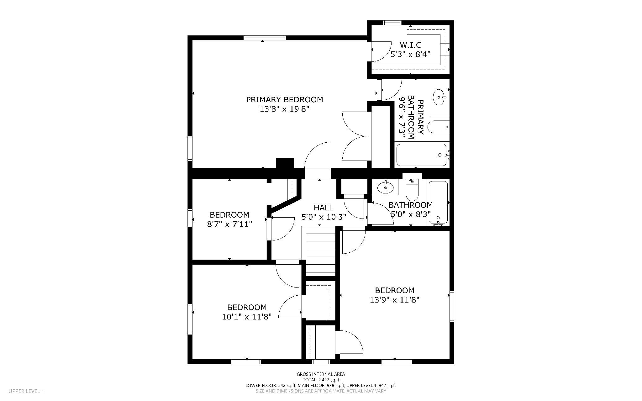 9911 Renfrew Road Silver Spring, MD 20901 - Photo 48 of 49 Upper Level Floor Plan