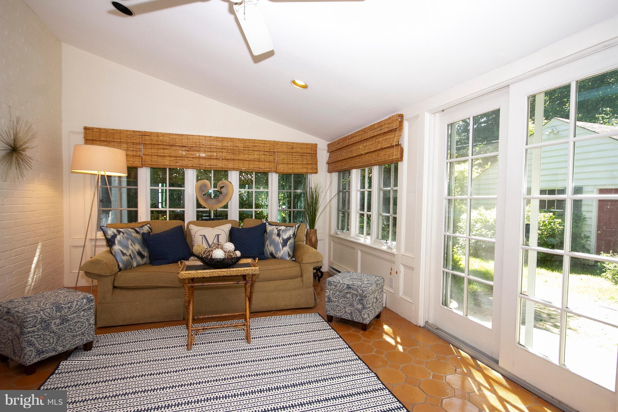 107 Taplow Road Baltimore, MD 21212 - Photo 14 of 30 French doors from Family Room to brick patio.
